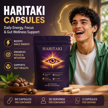Pure Haritaki Digestive & Clarity Capsules